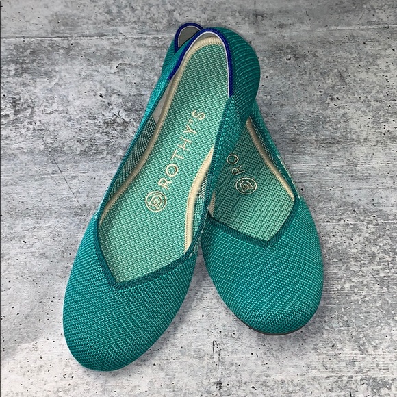 Rothy’s Calypso Green Flats - Picture 2 of 9